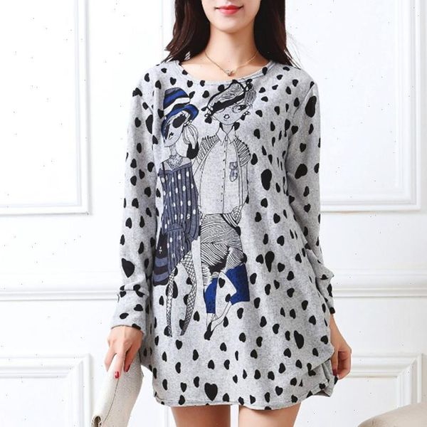 long sleeve o neck cashmere womens sweaters large size casual print tunic thin fashion pullovers dot polyester cute loose, White;black
long sleeve o neck cashmere womens sweaters large size casual print tunic thin fashion pullovers dot polyester cute loose, White;black
