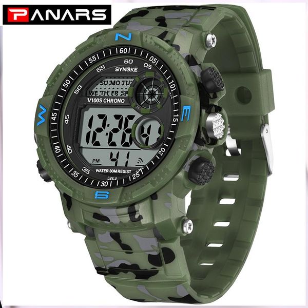 boys digital watches men camouflage military watch outdoor satch waterproof led alarm sport for relogio gift wristwatches, Slivery;brown
boys digital watches men camouflage military watch outdoor satch waterproof led alarm sport for relogio gift wristwatches, Slivery;brown