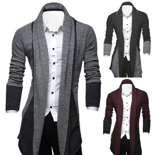 men's korean style sweater jackets long sleeve slim windbreaker wool cardigan sweaters knitted patchwork coats men male plus size glv4, White;black
men's korean style sweater jackets long sleeve slim windbreaker wool cardigan sweaters knitted patchwork coats men male plus size glv4, White;black
