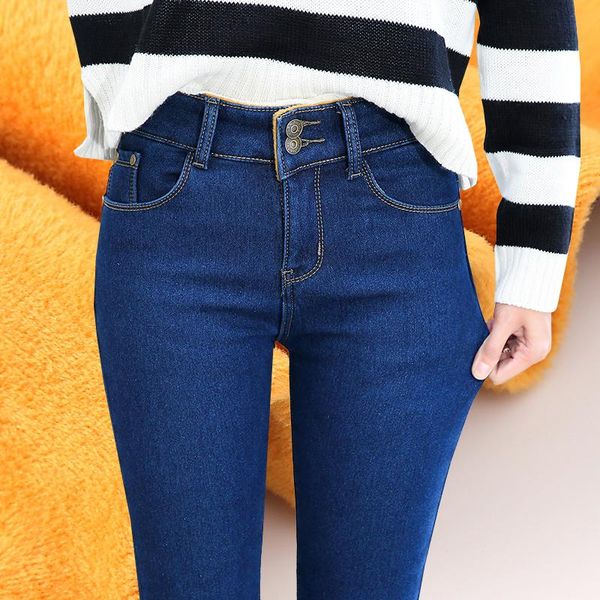 women's jeans woman 2021 winter plus velvet thick skinny stretch warm denim trousers womens, Blue
women's jeans woman 2021 winter plus velvet thick skinny stretch warm denim trousers womens, Blue