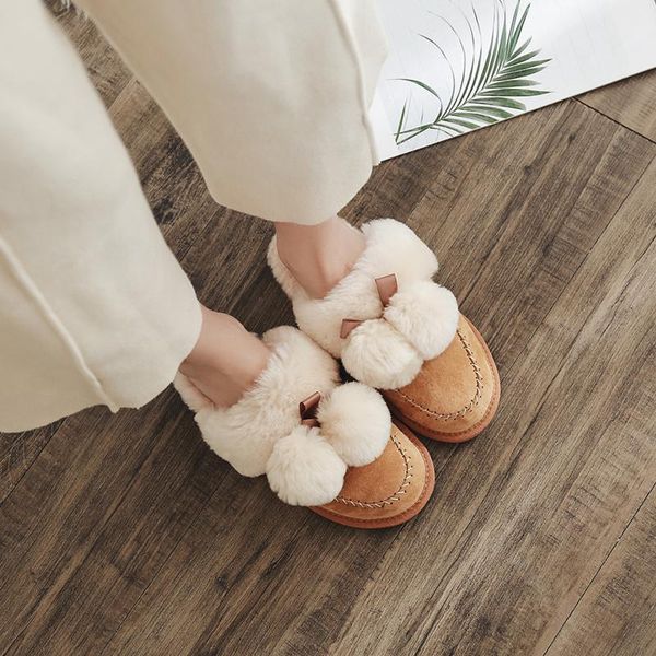 slippers natural sheepskin fur fashion female winter women warm indoor soft wool lady home shoes, Black
slippers natural sheepskin fur fashion female winter women warm indoor soft wool lady home shoes, Black