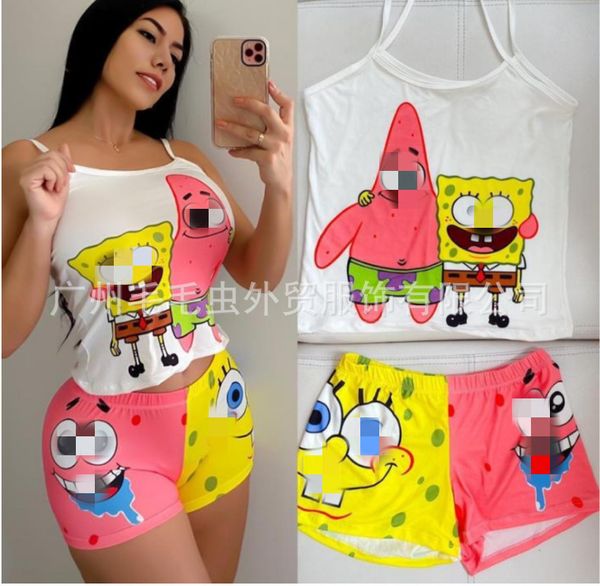 summer women tracksuits two pieces set designer short sleeve pattern printed suspender shorts jogger sets yoga outfits plus size sportwear, Gray
summer women tracksuits two pieces set designer short sleeve pattern printed suspender shorts jogger sets yoga outfits plus size sportwear, Gray