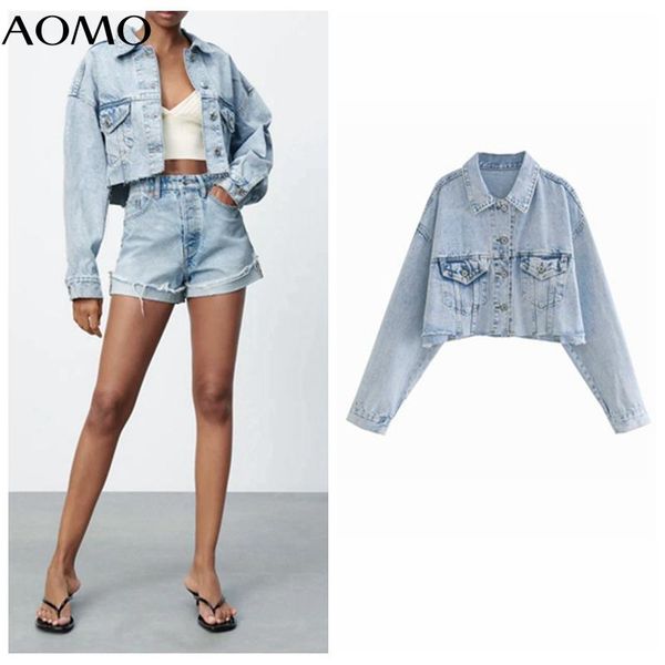 women's jackets aomo women short denim jacket coat turn down collar ladies long sleeve loose oversize boy friend je150a, Black;brown
women's jackets aomo women short denim jacket coat turn down collar ladies long sleeve loose oversize boy friend je150a, Black;brown