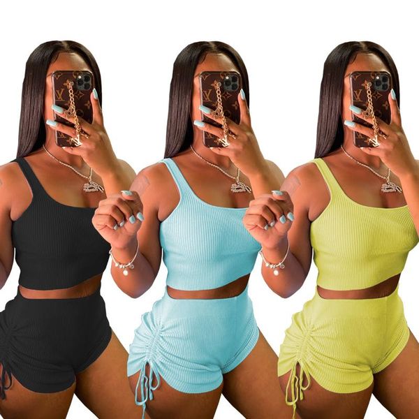 women's tracksuits chiclover two piece set women clothing sleeveless ribbing sets womens outfits summer solid stretch shorts suit whole, Gray
women's tracksuits chiclover two piece set women clothing sleeveless ribbing sets womens outfits summer solid stretch shorts suit whole, Gray