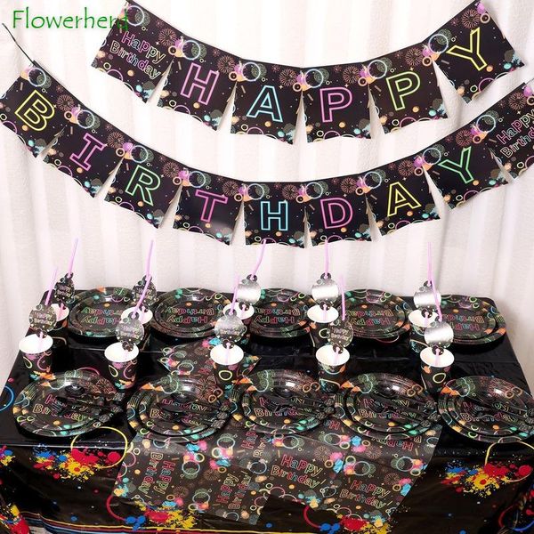 disposable dinnerware colorful happy birthday party supplies set plates napkins cups knifves fork spoons baby shower decor
disposable dinnerware colorful happy birthday party supplies set plates napkins cups knifves fork spoons baby shower decor