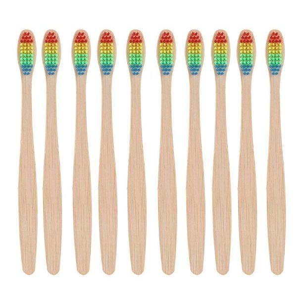smart electric toothbrush colorful hair + bamboo handle environment wooden rainbow oral care soft bristle unisex
smart electric toothbrush colorful hair + bamboo handle environment wooden rainbow oral care soft bristle unisex