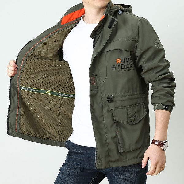 men's jackets 2021 male bomber jacket autumn multi-pocket military tactics man outwear breathable with hood 4xl coats, Black;brown
men's jackets 2021 male bomber jacket autumn multi-pocket military tactics man outwear breathable with hood 4xl coats, Black;brown