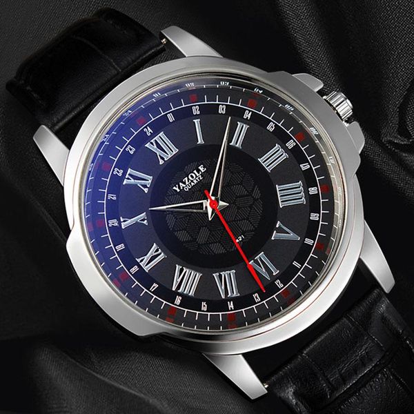 wristwatches 2021 brand classic watch men luxury yazole leather strap casual men's clock relogio masculino hombre, Slivery;brown
wristwatches 2021 brand classic watch men luxury yazole leather strap casual men's clock relogio masculino hombre, Slivery;brown
