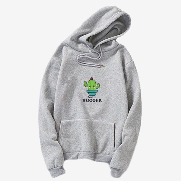 women's hoodies & sweatshirts womens hoody funny cactus streetwear southern hoodie gardening not a hugger cute, Black
women's hoodies & sweatshirts womens hoody funny cactus streetwear southern hoodie gardening not a hugger cute, Black