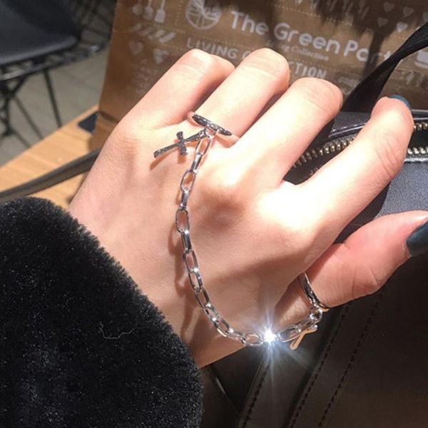 wedding rings chain cross combination one-piece ring trendy 2021 punk hip-hop resizable for women silver grunge jewelry wholesale, Slivery;golden
wedding rings chain cross combination one-piece ring trendy 2021 punk hip-hop resizable for women silver grunge jewelry wholesale, Slivery;golden