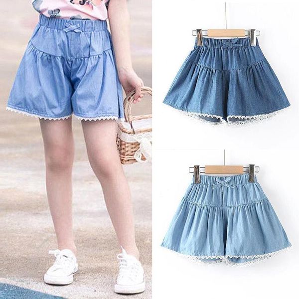 shorts girls denim summer jeans cotton loose thin lace culottes children's clothing wide leg casual short pants kids teenagers, Black
shorts girls denim summer jeans cotton loose thin lace culottes children's clothing wide leg casual short pants kids teenagers, Black