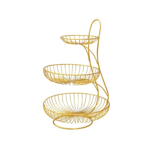 dishes & plates 1pc iron living room fruit basket 3-tier exquisite storage 
dishes & plates 1pc iron living room fruit basket 3-tier exquisite storage