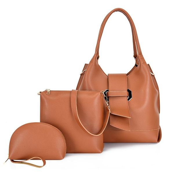 simple retro mother-of-two bag texture one-shoulder bucket tote hand-held soft put sloping three-piece cross body
simple retro mother-of-two bag texture one-shoulder bucket tote hand-held soft put sloping three-piece cross body