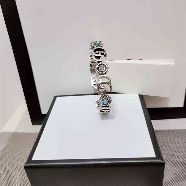 85% off factory clearance gujia double opening old daisy flower inlaid turquoise white shell bracelet personality bracelet, Black
85% off factory clearance gujia double opening old daisy flower inlaid turquoise white shell bracelet personality bracelet, Black