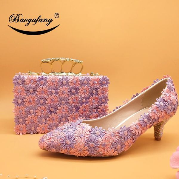 dress shoes baoyafang baby pink violet flower wedding with matching bags ladies woman sweet party shoe pointed toe pumps, Black
dress shoes baoyafang baby pink violet flower wedding with matching bags ladies woman sweet party shoe pointed toe pumps, Black