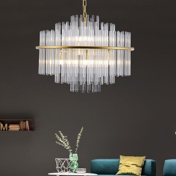 pendant lamps postmodern minimalist crystal nordic creative living room bedroom dining round glass rod vertical chandelier
pendant lamps postmodern minimalist crystal nordic creative living room bedroom dining round glass rod vertical chandelier