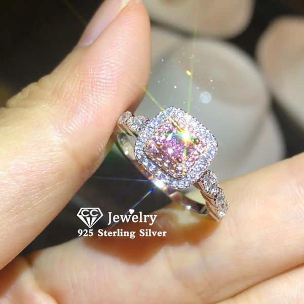 cluster rings wedding for women s925 sterling silver pink cubic zirconia square ring romantic bridal fine jewelry drop 705, Golden;silver
cluster rings wedding for women s925 sterling silver pink cubic zirconia square ring romantic bridal fine jewelry drop 705, Golden;silver