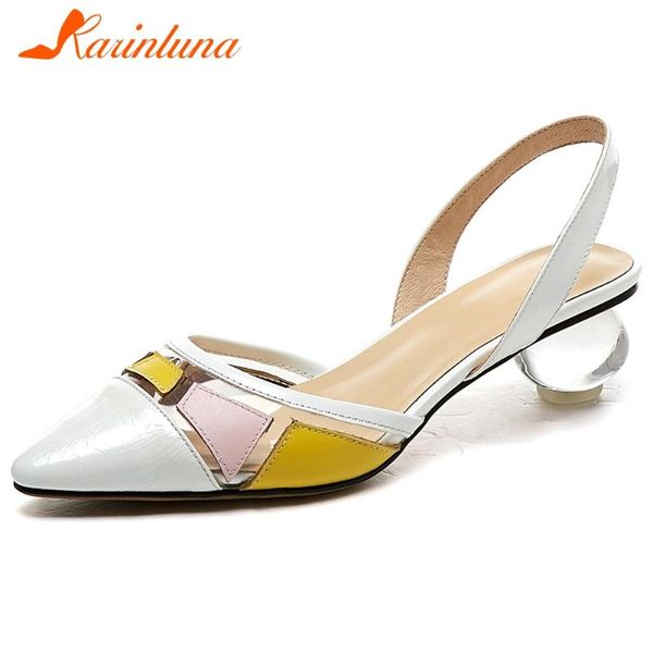 dress shoes karin genuine leather female brand leisure sandals pointed toe mixed color back strap women summer, Black
dress shoes karin genuine leather female brand leisure sandals pointed toe mixed color back strap women summer, Black