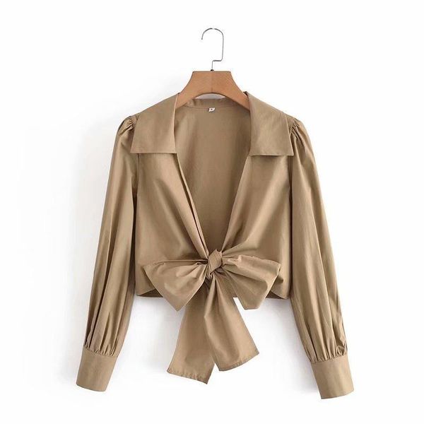women's tanks & camis 2021 autumn style wrap long-sleeved v-neck shirt short vest loose casual solid color khaki shopping club top, White
women's tanks & camis 2021 autumn style wrap long-sleeved v-neck shirt short vest loose casual solid color khaki shopping club top, White