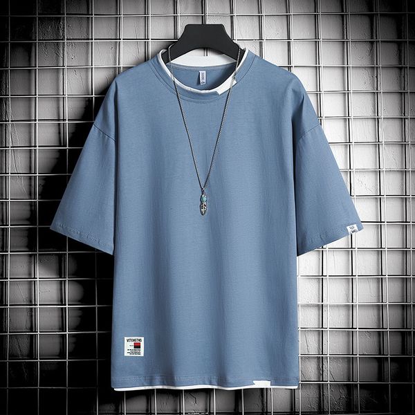 men's short summer solid color loose half sleeve round neck gap dign embroidered label bottomed shirt men's t-shirt, Black
men's short summer solid color loose half sleeve round neck gap dign embroidered label bottomed shirt men's t-shirt, Black