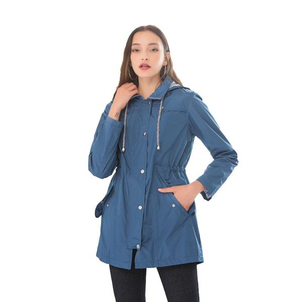 women's trench coats 2021 waterproof windbreaker coat for women trim slim autumn hooded drawstring patchwork long casual outdoor outwea, Tan;black
women's trench coats 2021 waterproof windbreaker coat for women trim slim autumn hooded drawstring patchwork long casual outdoor outwea, Tan;black