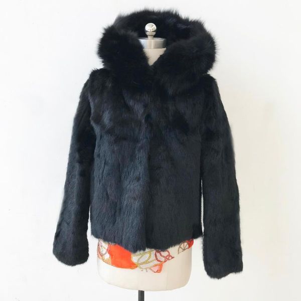 women's fur & faux natural coat for women real jacket with hood and genuine parka collar coats china wsr454, Black
women's fur & faux natural coat for women real jacket with hood and genuine parka collar coats china wsr454, Black