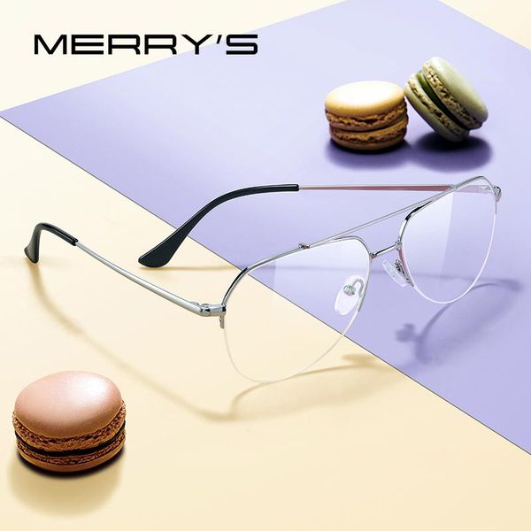 fashion sunglasses frames merrys design classic pilot half glasses frame for men women myopia prescription optical eyewear s2690, Black
fashion sunglasses frames merrys design classic pilot half glasses frame for men women myopia prescription optical eyewear s2690, Black