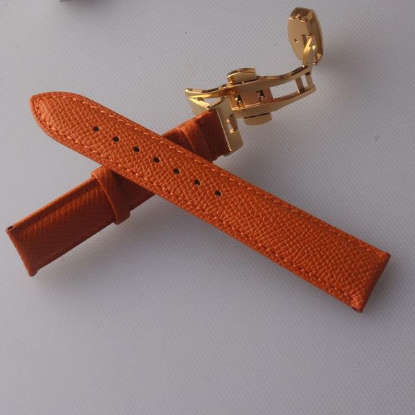 watch bands gold buckle stainless steel clasp butterfly buckles watchband strap genuine leather orange accessories for lady 14 16 18mm, Black;brown
watch bands gold buckle stainless steel clasp butterfly buckles watchband strap genuine leather orange accessories for lady 14 16 18mm, Black;brown