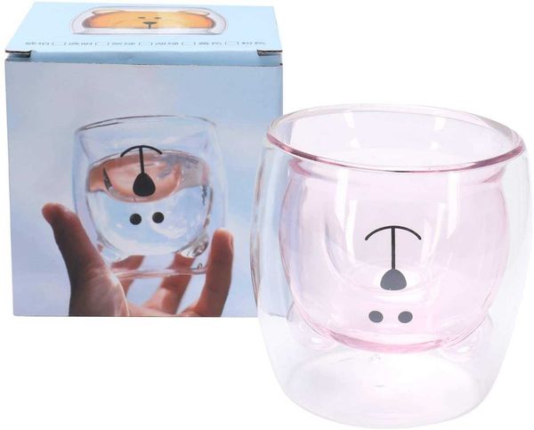 250ml cute bear mugs glass double wall insulated cups animal tea milk juice chocolate cappuccino for birthday valentine's
250ml cute bear mugs glass double wall insulated cups animal tea milk juice chocolate cappuccino for birthday valentine's