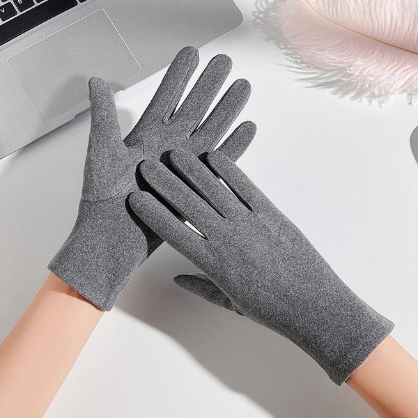 sports gloves women autumn winter keep warm touch screen thin section single layer solid simple style drive cycling mittens, Black
sports gloves women autumn winter keep warm touch screen thin section single layer solid simple style drive cycling mittens, Black