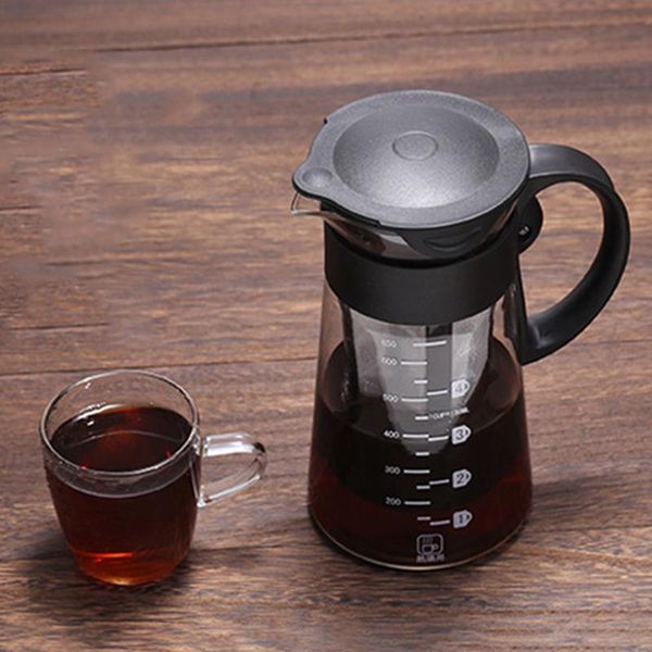 coffee pots maker airtight seal tea pot 650ml cold brew iced kettle w/filter&handle detachable heat-resistant glass reusable filte
coffee pots maker airtight seal tea pot 650ml cold brew iced kettle w/filter&handle detachable heat-resistant glass reusable filte