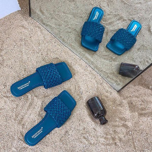 woman square toe slippers women's weave slides ladies casual flats female footwear summer women comfortable beach shoes, Black
woman square toe slippers women's weave slides ladies casual flats female footwear summer women comfortable beach shoes, Black