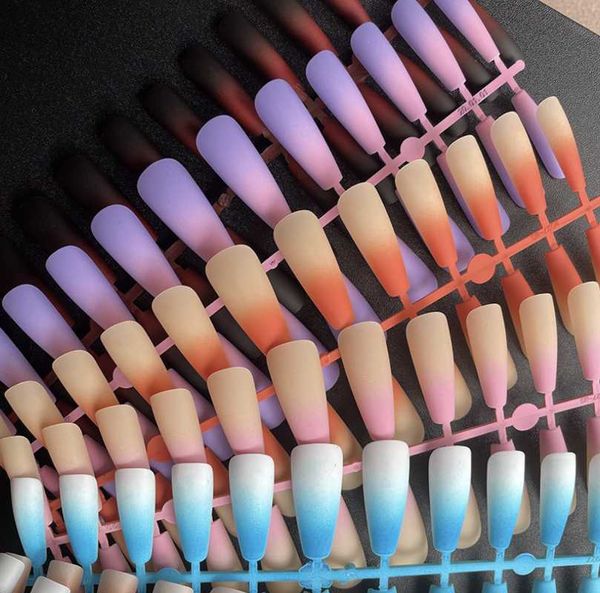 false nails factory outlet super long fake with glue coffin girl nail gradient color finished art matte press on, Red;gold
false nails factory outlet super long fake with glue coffin girl nail gradient color finished art matte press on, Red;gold