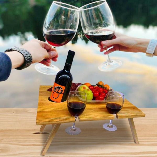 camp furniture wooden outdoor portable folding camping picnic table with glass rack wine travel foldable fruit
camp furniture wooden outdoor portable folding camping picnic table with glass rack wine travel foldable fruit