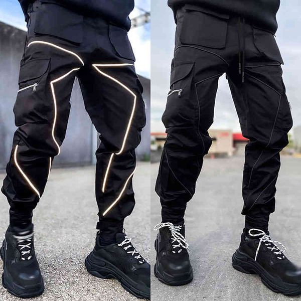 men's pants mens casual cargo loose plus size striped multi pocket sports fitness hip hop jogger trousers 2g8n, Black
men's pants mens casual cargo loose plus size striped multi pocket sports fitness hip hop jogger trousers 2g8n, Black