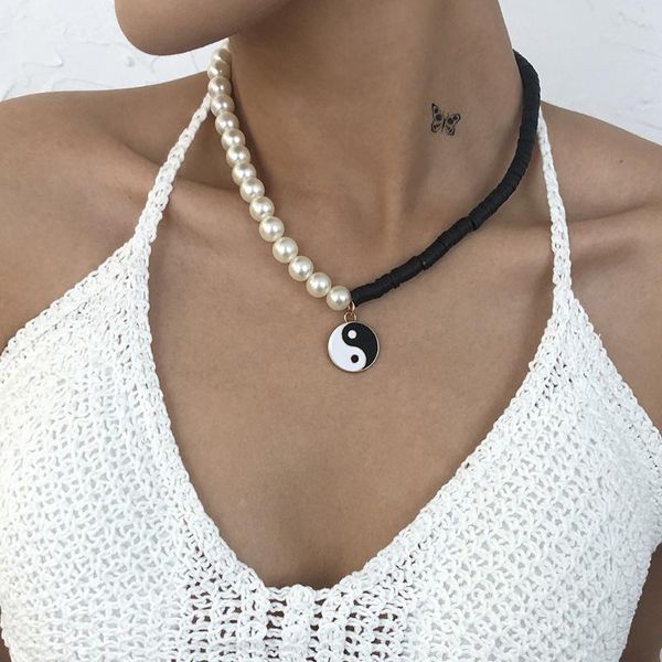 chokers diezi hip hop clavicle chain round pendant necklace for women girls imitation pearl beads choker collares, Golden;silver
chokers diezi hip hop clavicle chain round pendant necklace for women girls imitation pearl beads choker collares, Golden;silver