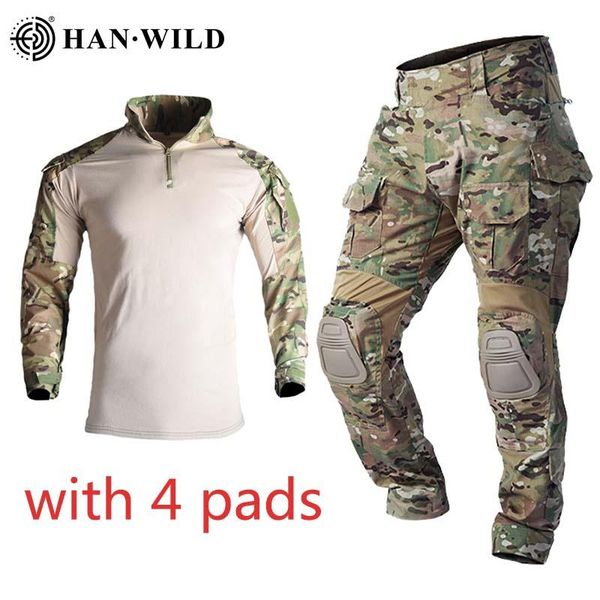 hunting sets tactical g3 combat suit shirt&pants knee pads update ver camo military uniform tactica clothes
hunting sets tactical g3 combat suit shirt&pants knee pads update ver camo military uniform tactica clothes