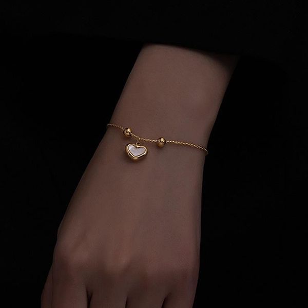 charm bracelets fashion jewelry love heart pendant bracelet ins stainless steel for women party gift luxury, Golden;silver
charm bracelets fashion jewelry love heart pendant bracelet ins stainless steel for women party gift luxury, Golden;silver