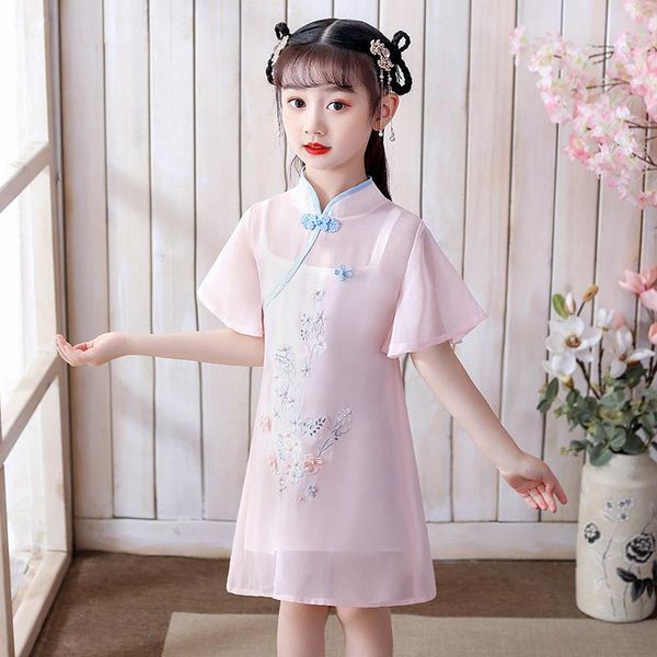 ethnic clothing pink girls cheongsam embroidery flower chinese dress children summer qipao kids formal short sleeve party vestidos, Red
ethnic clothing pink girls cheongsam embroidery flower chinese dress children summer qipao kids formal short sleeve party vestidos, Red