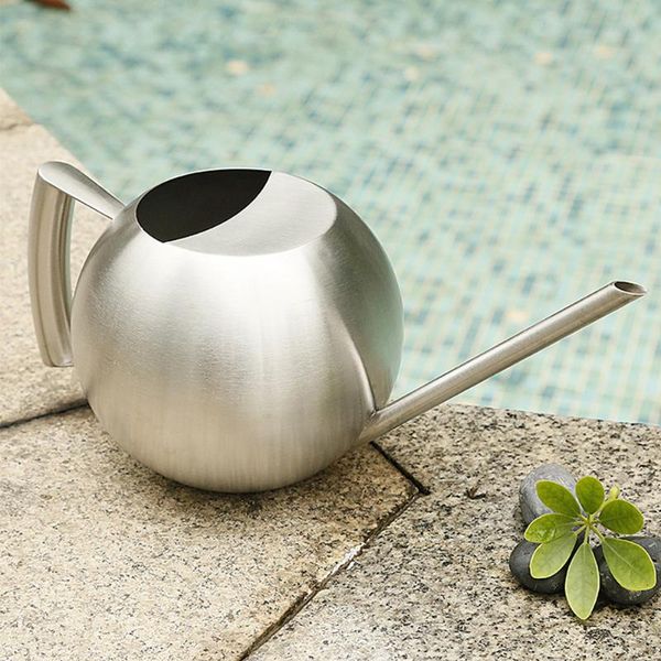 watering equipments 1000ml indoor rustproof kettle can stainless steel house plants spherical long narrow spout with handle sprinkling pot
watering equipments 1000ml indoor rustproof kettle can stainless steel house plants spherical long narrow spout with handle sprinkling pot