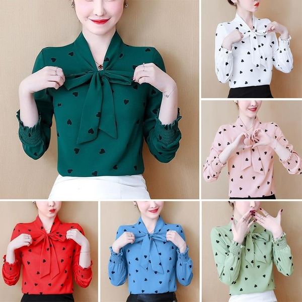 women's blouses & shirts ladies and long sleeve lace up neck blouse bow casual office soft clothing comfortable, White
women's blouses & shirts ladies and long sleeve lace up neck blouse bow casual office soft clothing comfortable, White