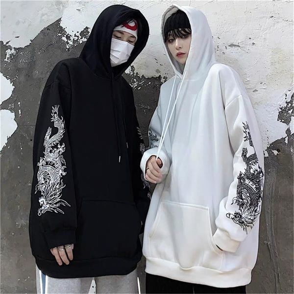 men's hoodies & sweatshirts cool dragon print sweatshirt boy pullover plaid hoodie casual long sleeve loose harajuku high street, Black
men's hoodies & sweatshirts cool dragon print sweatshirt boy pullover plaid hoodie casual long sleeve loose harajuku high street, Black
