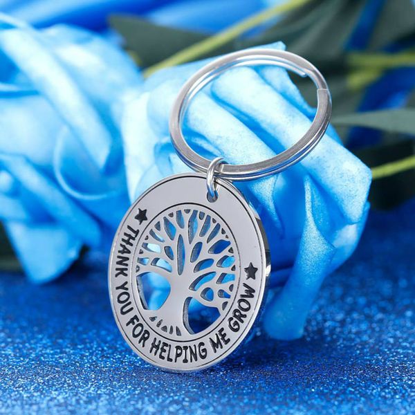 10pieces/lot thank you keychain gift for teacher women men grandmother grandfather father mother nurse thank you for helping me grow keyrin, Silver
10pieces/lot thank you keychain gift for teacher women men grandmother grandfather father mother nurse thank you for helping me grow keyrin, Silver