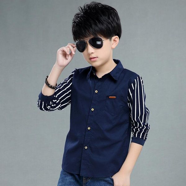 shirts kids boys 2021 spring/autumn fashion children striped long sleeve for school 4-14 years tx239, White;black
shirts kids boys 2021 spring/autumn fashion children striped long sleeve for school 4-14 years tx239, White;black