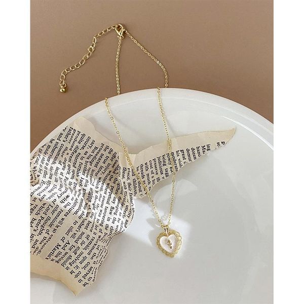 pendant necklaces white heart-shaped inlaid for women golden chain pearl beads stacked choker girls valentine party jewelry, Silver
pendant necklaces white heart-shaped inlaid for women golden chain pearl beads stacked choker girls valentine party jewelry, Silver