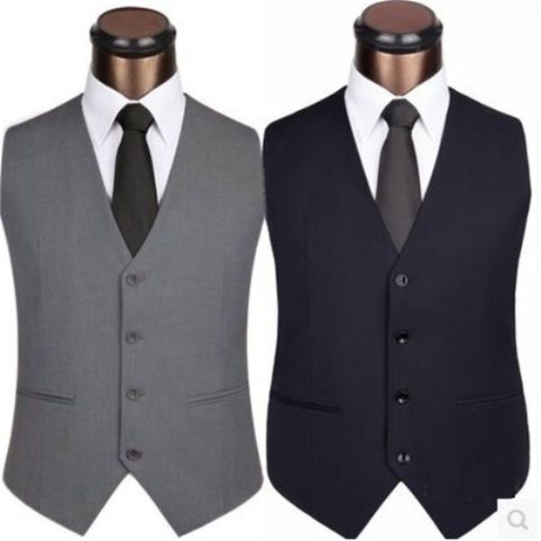men's vests 2021 men formal dress suit slim fit man vest male wedding party waistcoat homme casual sleeveless business jacket, Black;white
men's vests 2021 men formal dress suit slim fit man vest male wedding party waistcoat homme casual sleeveless business jacket, Black;white