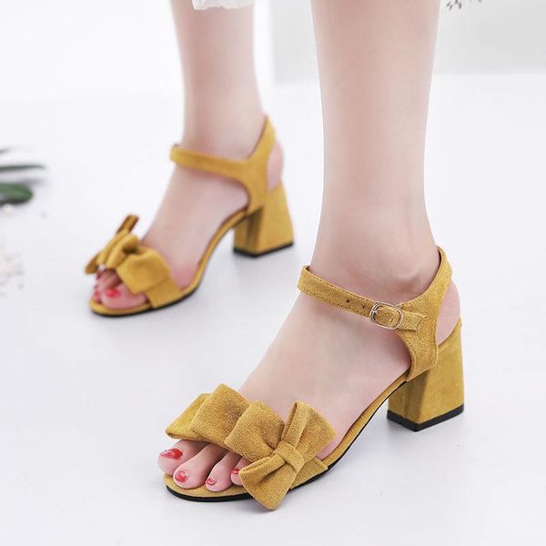slippers women's solid color bow sandals trendy candy student wild square heel thick bottom ladies shoes 4823, Black
slippers women's solid color bow sandals trendy candy student wild square heel thick bottom ladies shoes 4823, Black