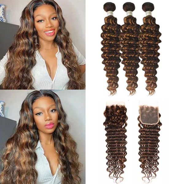 human hair bulks highlight deep wave bundles with 4x4 closure brazilian remy frontal water loose curly lace, Black
human hair bulks highlight deep wave bundles with 4x4 closure brazilian remy frontal water loose curly lace, Black
