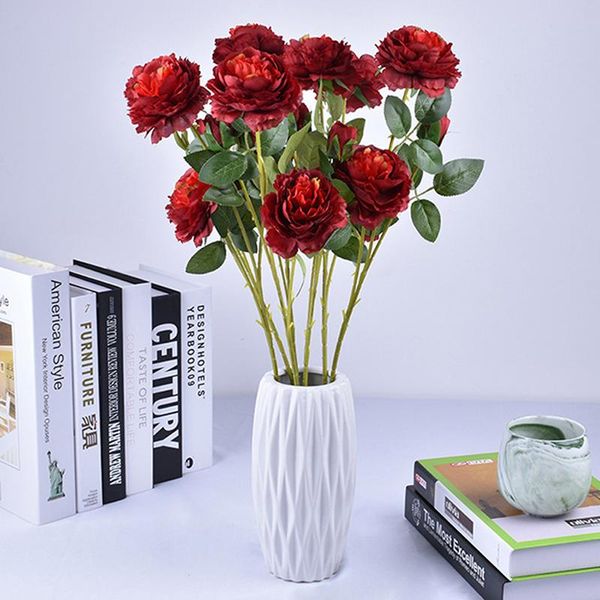 artificial rose peony silk flowers diy long branch 3 heads peonies fake faux wedding stage backdrop decoration decorative & wreaths
artificial rose peony silk flowers diy long branch 3 heads peonies fake faux wedding stage backdrop decoration decorative & wreaths