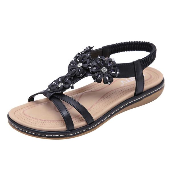 dress shoes sagace women sandals flat 2021 summer ladies elastic band flowers beach roman style casual fashion non-slip, Black
dress shoes sagace women sandals flat 2021 summer ladies elastic band flowers beach roman style casual fashion non-slip, Black